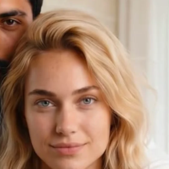 Close-up of the same lead in a two-hander, softer light