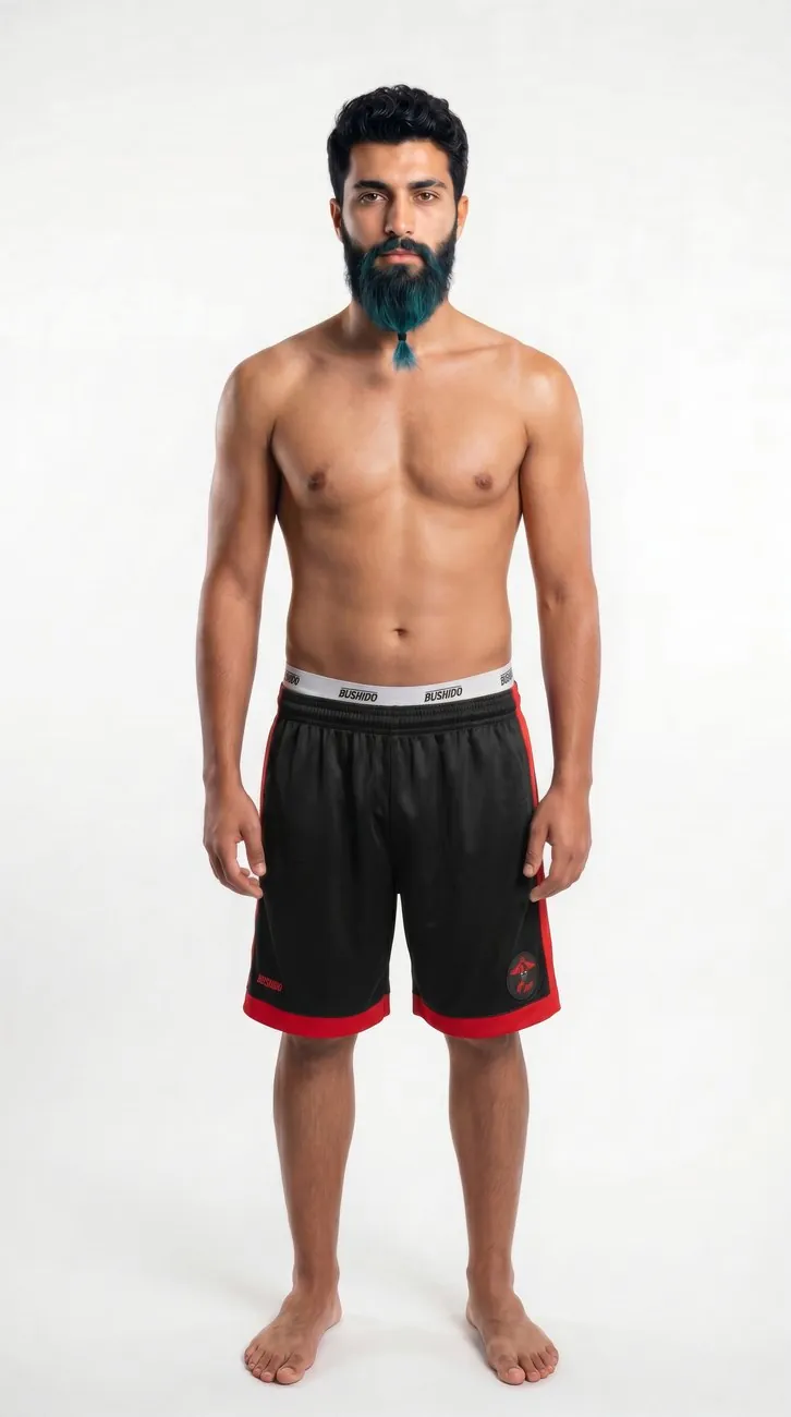 Male lead wearing the shorts
